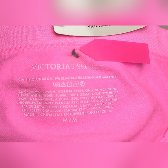 Victoria's Secret Bright Neon Pink Stretchy Bandeau L NWT - Picture 7 of 8